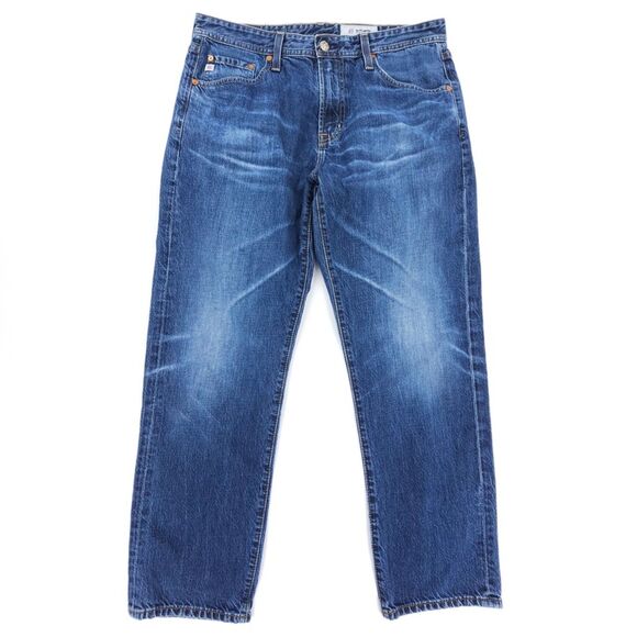 ADRIANO GOLDSCHMIED Turner Loose Straight Crop Jean 90s Y2k Grunge Distressed 32